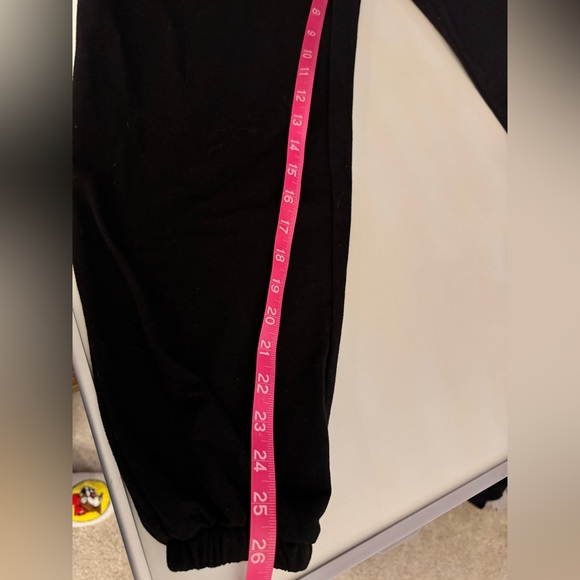 SHEIN black joggers, size large - Picture 6 of 9